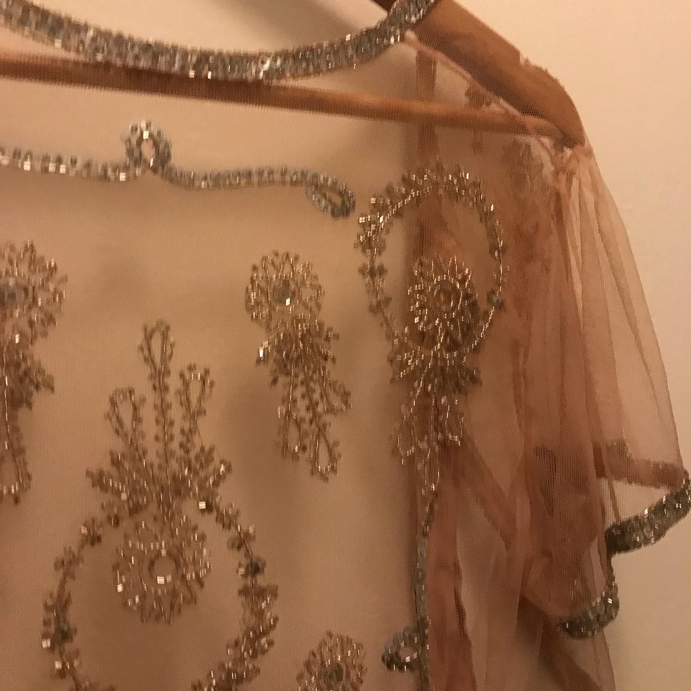 Silk Beaded Bolero - Picture 5 of 11